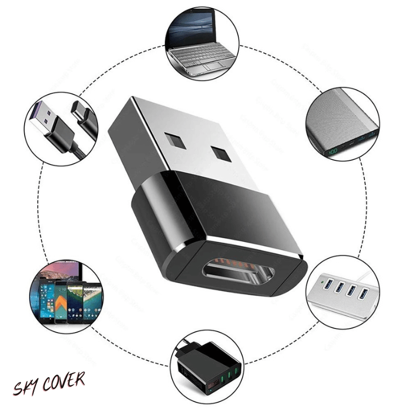 2 Pieces USB charger adapter for all apple devices - Sky-cover
