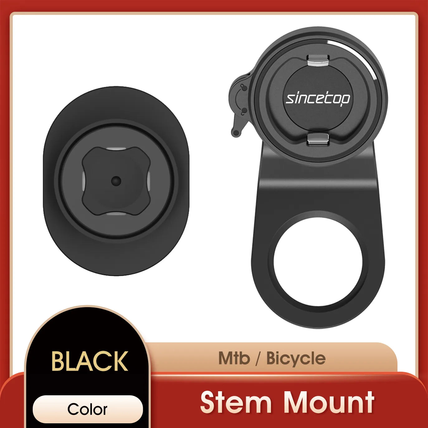 Universal Aluminum Bike Phone Mount: Quick Attach - Option 4 / Black - Sky-cover