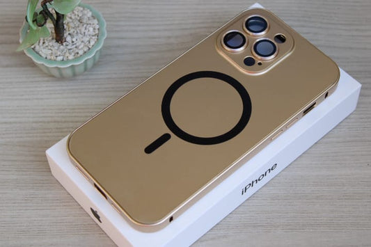 Luxury Magnetic Alloy Metal Magsafe Cover With Lens Film Protection For iphone 11 pro - skycover