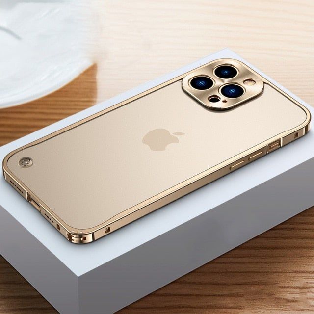 Luxury Aluminium Frame Lens Protection Cover for iphone cases