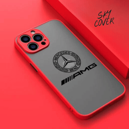 AMG-Dark LOGO Phone Case for Apple iPhone 15 14 13 12 11 PRO MAX Frosted Translucent Case - sky-cover