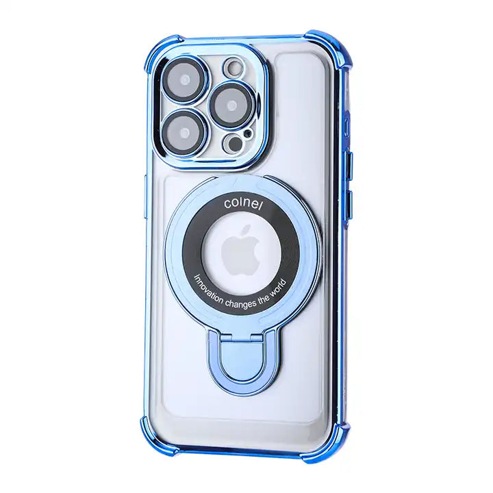 Luxury transparent shockproof cell phone case compatible with Magsafe wireless charging Luxury transparent shockproof cell phone case compatible with Magsafe wireless charging