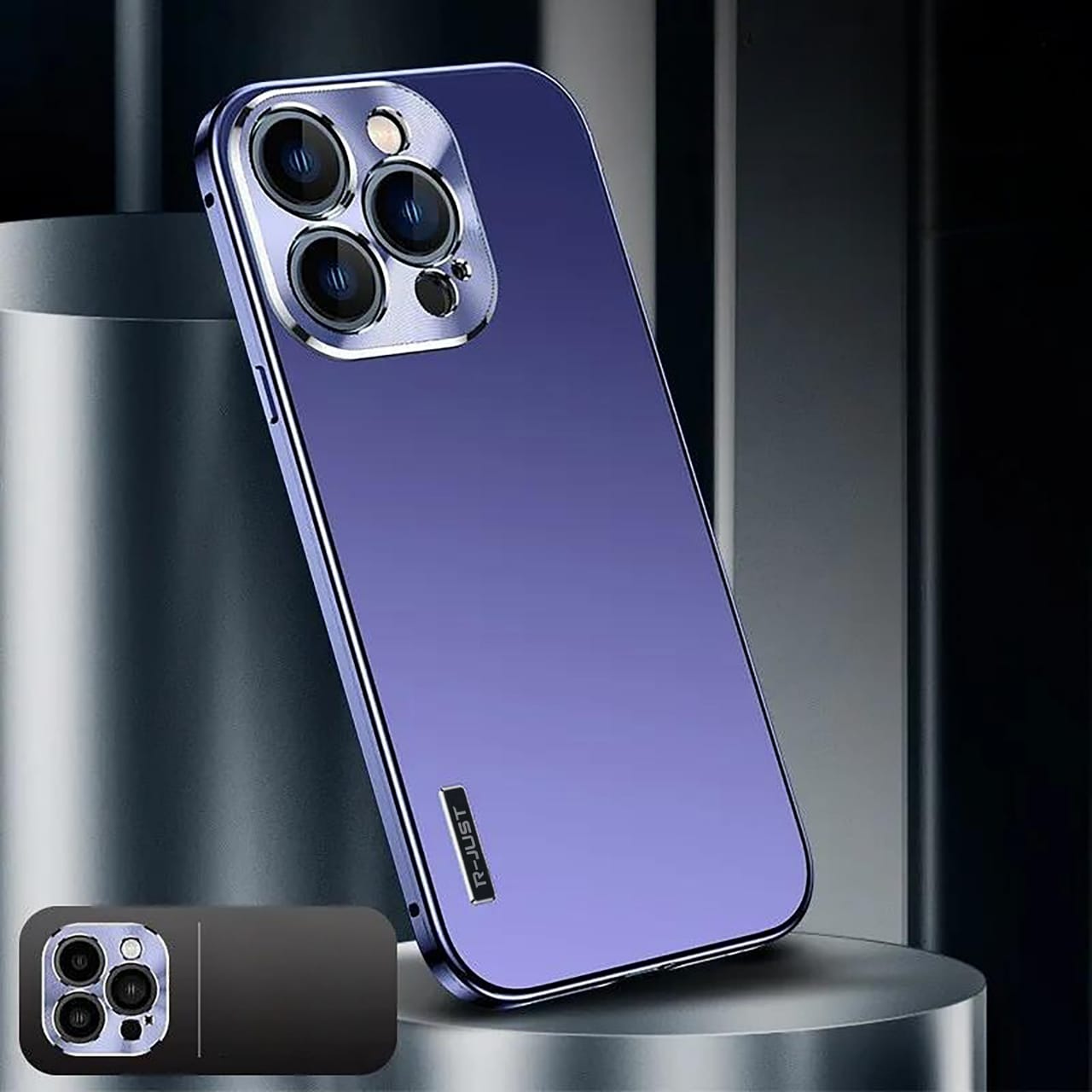 Aluminum Alloy Case Metal Magnetic and PC Matte back - Limitless 3.0 - Purple / iphone 14 plus - sky-cover
