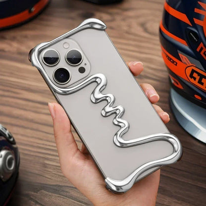 Luxury Gold Metal Frameless Phone Case for iPhone 16 15 14 Pro Max Luxury Gold Metal Frameless Phone Case for iPhone 16 15 14 Pro Max