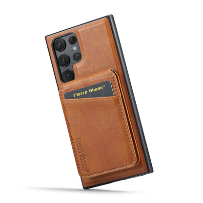 Leather Magnetic Phone Cover For Samsung Galaxy S22 S24 S23 Ultra FE Case With Magsafe