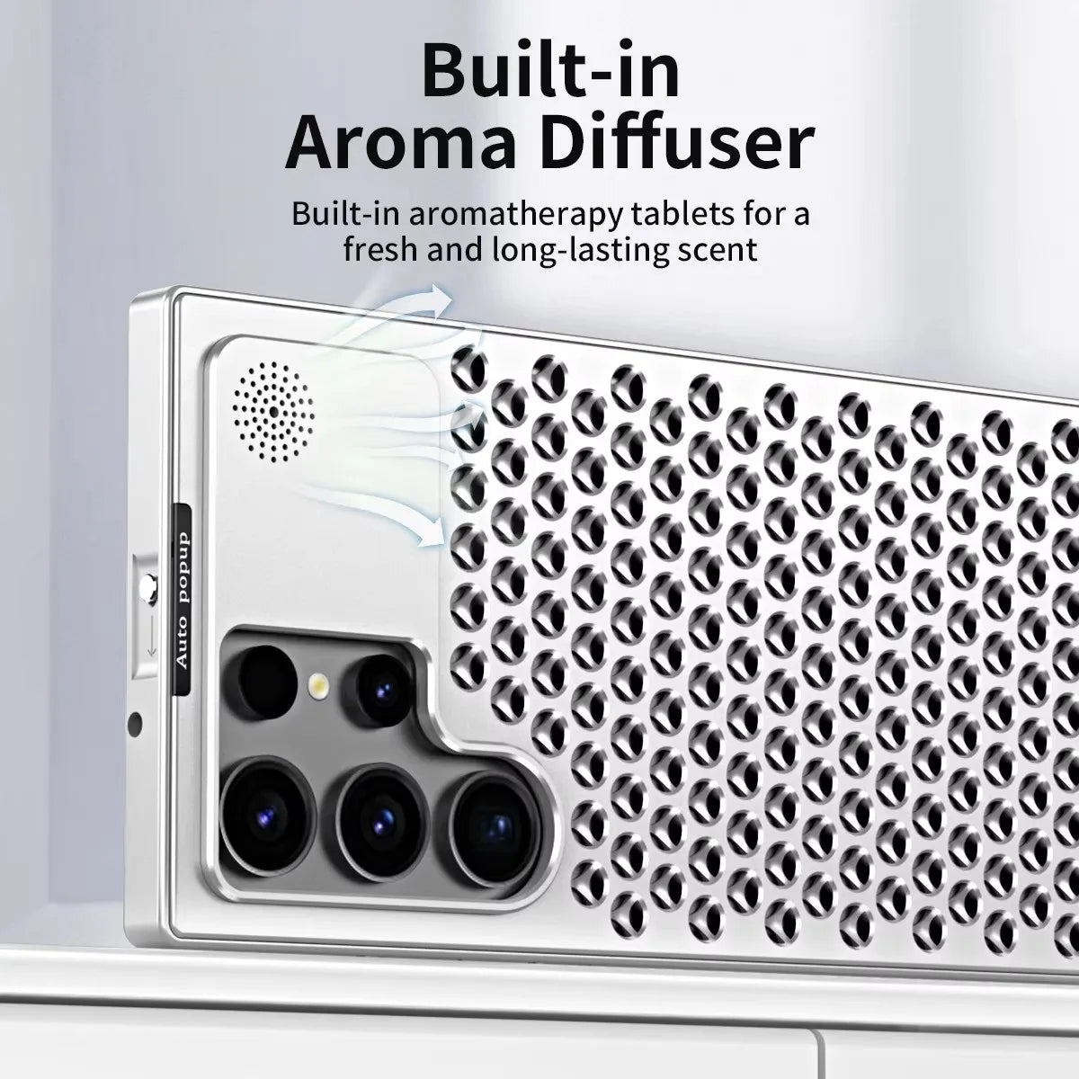 Heat and Shockproof Aluminum Alloy Metal Case for Samsung Galaxy S25 S24 S23 - Sky-cover