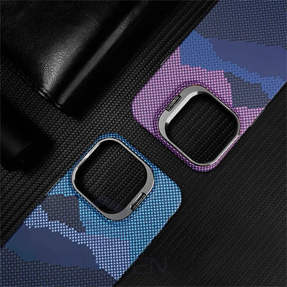 Luxury Slim Carbon Fiber Magnetic Case for iPhone 16 15 14 13 Pro Max