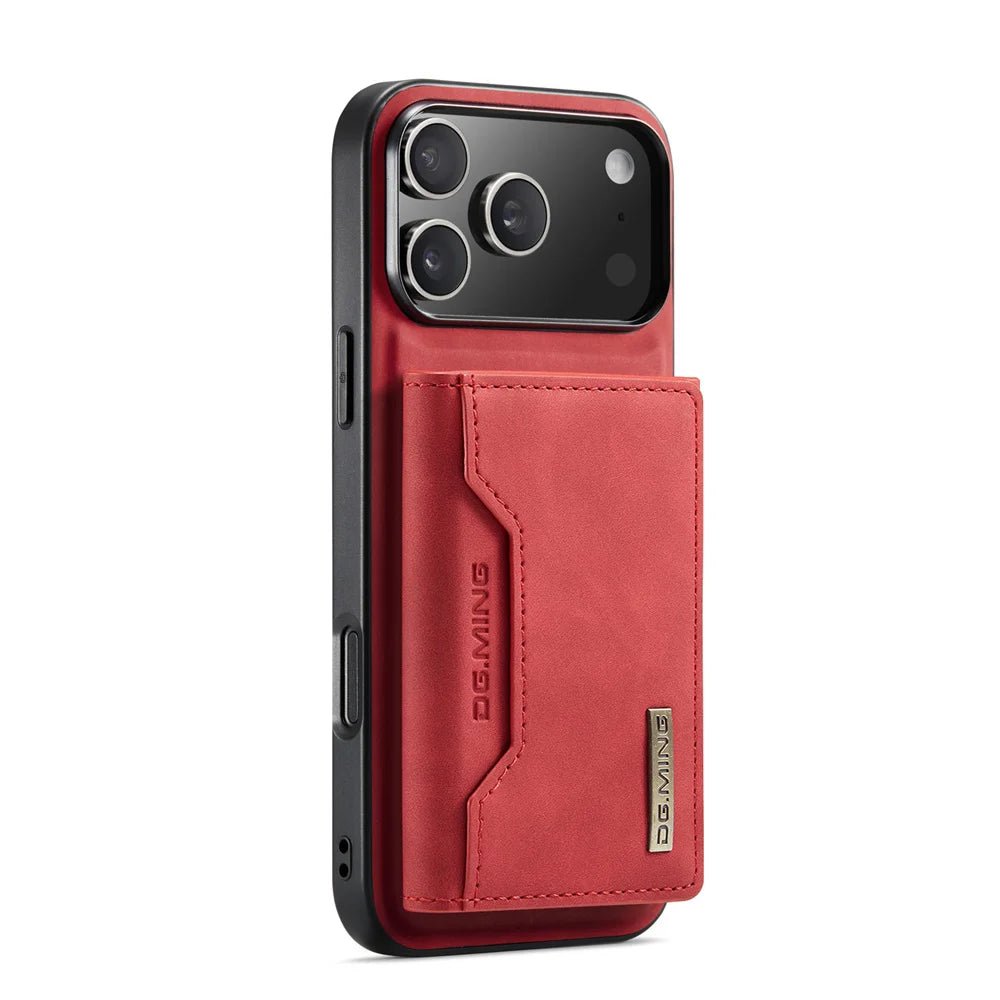 Luxury Magnetic Leather Phone Case with Card Holder for All iPhone 17 - Sky-cover