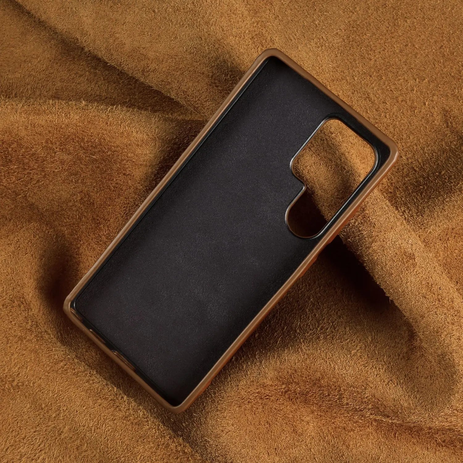 Genuine Leather Magnetic Case for Samsung Galaxy S25 / S24 Series – MagSafe Compatible, Full Coverage - Sky-cover