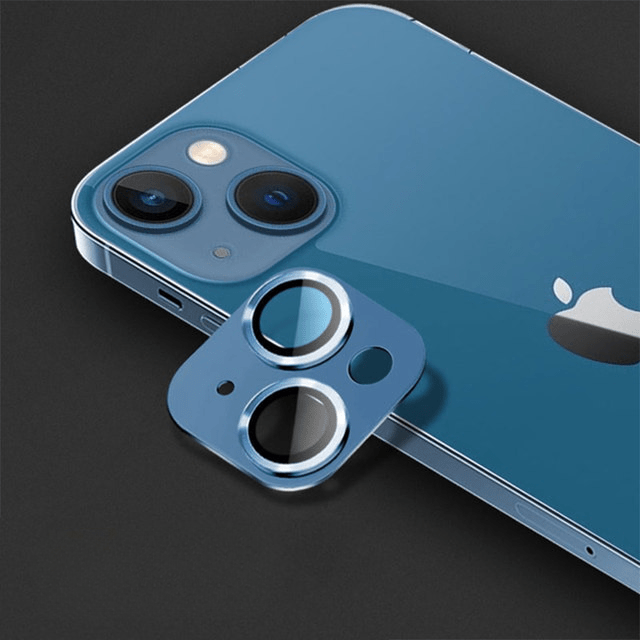 Premium Tempered Glass Full Cover Camera Lens Protector for iPhone 11 12 - Blue / for iphone 12 pro max - sky-cover