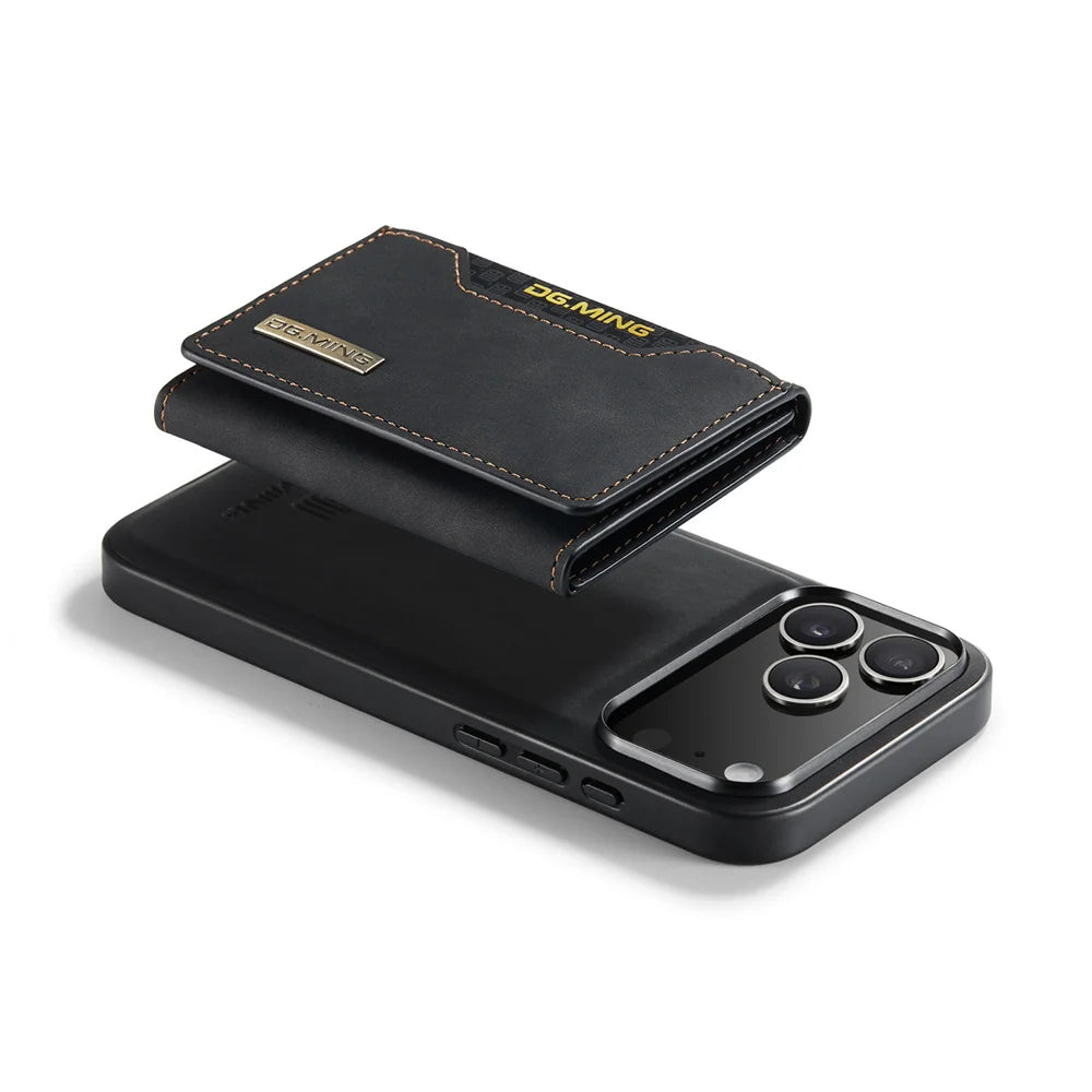 Luxury Magnetic Leather Phone Case with Card Holder for All iPhone 17 - Sky-cover