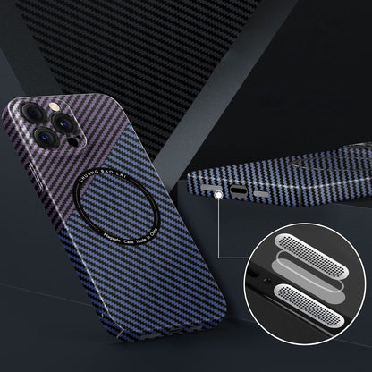 MagSafe® Compatible carbon Fibre Phone Case - Limitless 5.0 - bule purple / For iPhone 14ProMax - sky-cover