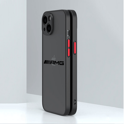 AMG-Dark LOGO Phone Case for all iPhone Soft Silicone Edge Hard PC Matte Cover - sky cover