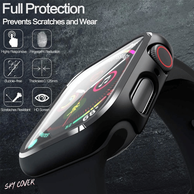 Luxury Cover the Side and edges Dumper Tempered Glass Watch cases - SKY COVER