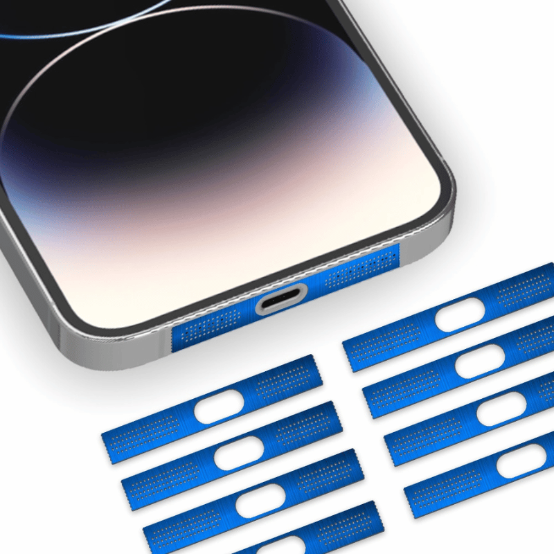for All iphone Metal Dustproof Net Sticker Net Dustplug Cleaner Kit Phone Speaker Anti Dust Mesh Set - sky-cover