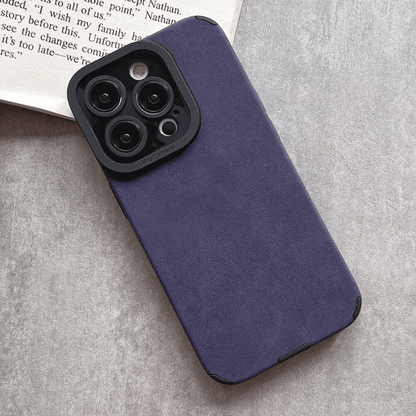 Leather Case For iPhone Camera Protection TPU Shockproof Cover Skin - sky-cover