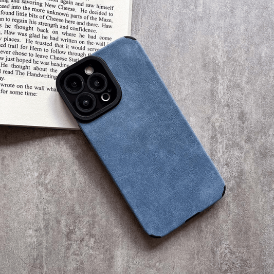 Leather Case For iPhone Camera Protection TPU Shockproof Cover Skin - sky-cover