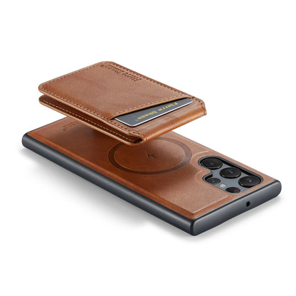 Leather Magnetic Phone Cover For Samsung Galaxy S22 S24 S23 Ultra FE Case With Magsafe