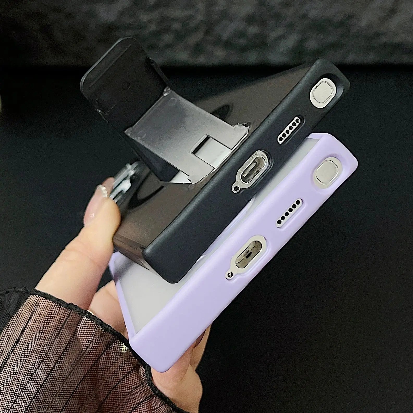 Matte for Magsafe Magnetic Phone Holder Bumper Case for Samsung Galaxy S24 S23 Ultra Plus Wireless Charge Shockrpoof Back Cover - Sky-cover