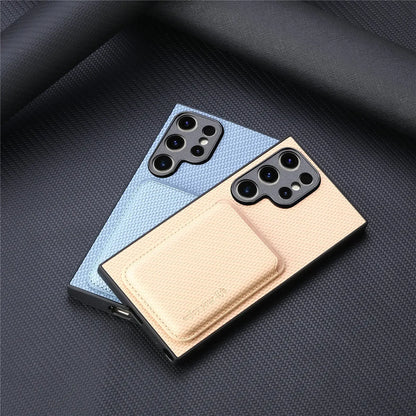 Luxury Leather Magnetic Phone Case with Card Holder for Samsung Galaxy - Green / Galaxy S24 Ultra - Sky-cover