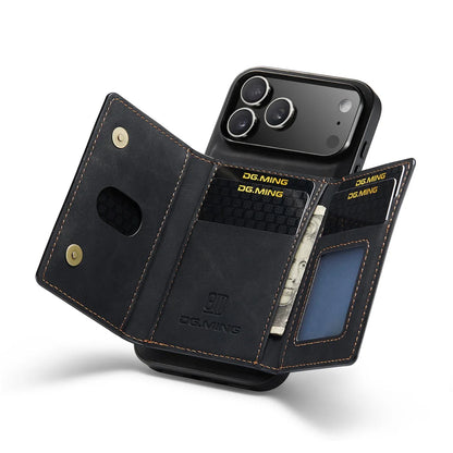 Luxury Magnetic Leather Phone Case with Card Holder for All iPhone 17 - Sky-cover