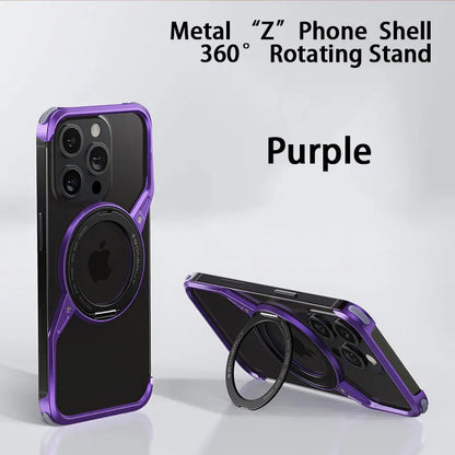 Premium Magnetic Aluminum Case for iPhone 15/14 Pro Max - Heat Dissipation Design - Purple / For iPhone 16 Pro Max - Sky-cover