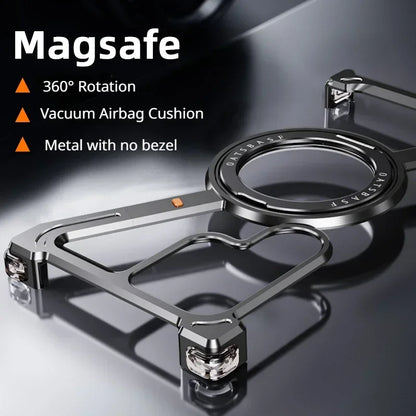 Magsafe Aluminum Alloy Phone Case for Samsung Galaxy S24 S24+ S24 Ultra - Titanium / For Galaxy S24 - Sky-cover