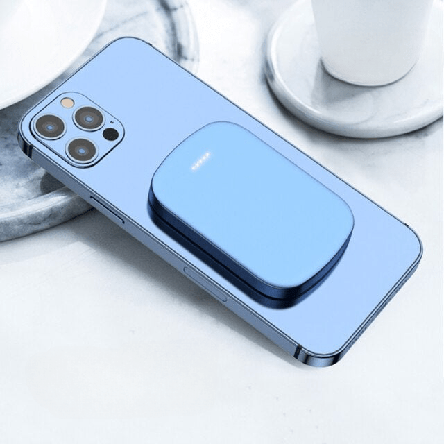 2024 NEW Magnetic Wireless Power Bank - Compatible with All Phone Models - Blue-10000mAh / Power Bank - sky-cover