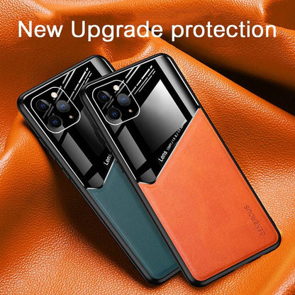 Luxury Leather Camera Lens Cover For All iPhone Car Magnet Case - sky-cover