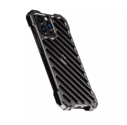Luxury All Metal Bumper For iphone 14-13 pro Heat Dissipation Cover - Dark gray / For iPhone14 pro max - sky-cover