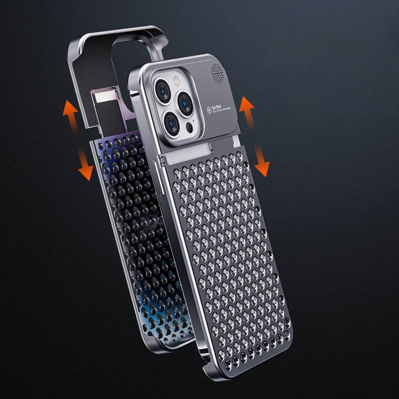 Aluminum Alloy Heat-Dissipation Anti-Fall Case for All iPhone Aluminum Alloy Heat-Dissipation Anti-Fall Case for All iPhone