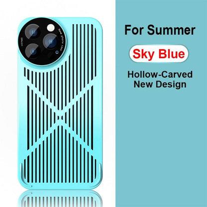 Cooling Heat Dissipation Ventilation Case For All iphone - Sky Blue / For iPhone 13 - sky-cover