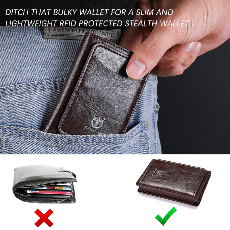 New Version 2.0 Magnetic Wallet Mini Card Bag for all phone