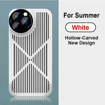 Cooling Heat Dissipation Ventilation Case For All iphone - White / For iPhone 13 - sky-cover