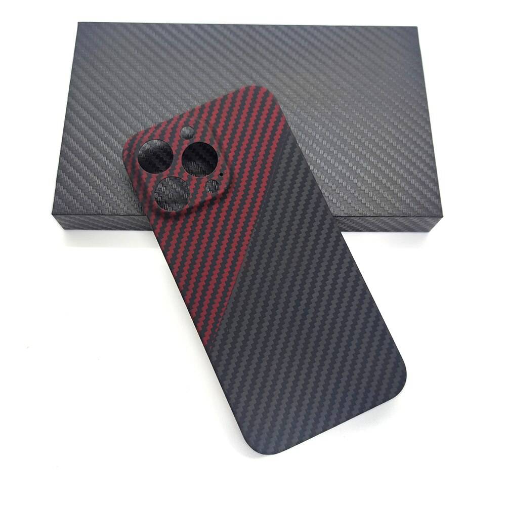 Carbon Fiber Case Compatible with Compatable - Two-color / for iPhone 12 - sky-cover