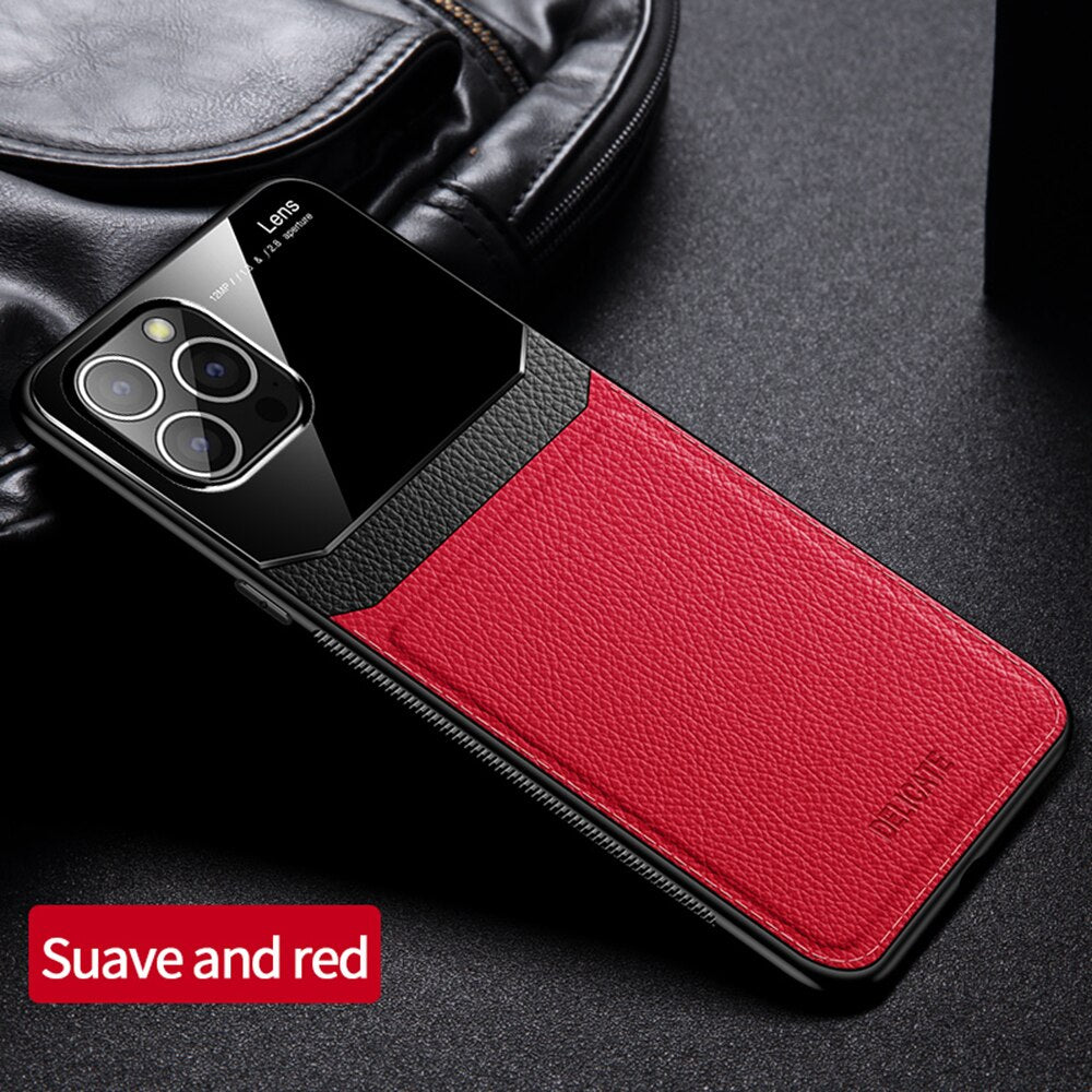 Cortex Lens Protection Phone Case for All Iphone - Red / For iPhone 14 Pro Max - sky-cover