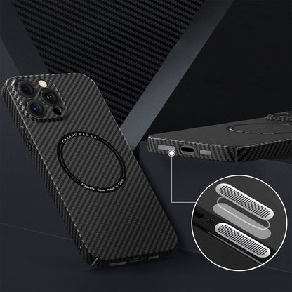 MagSafe® Compatible carbon Fibre Phone Case - Limitless 5.0 - black / For iPhone 14ProMax - sky-cover