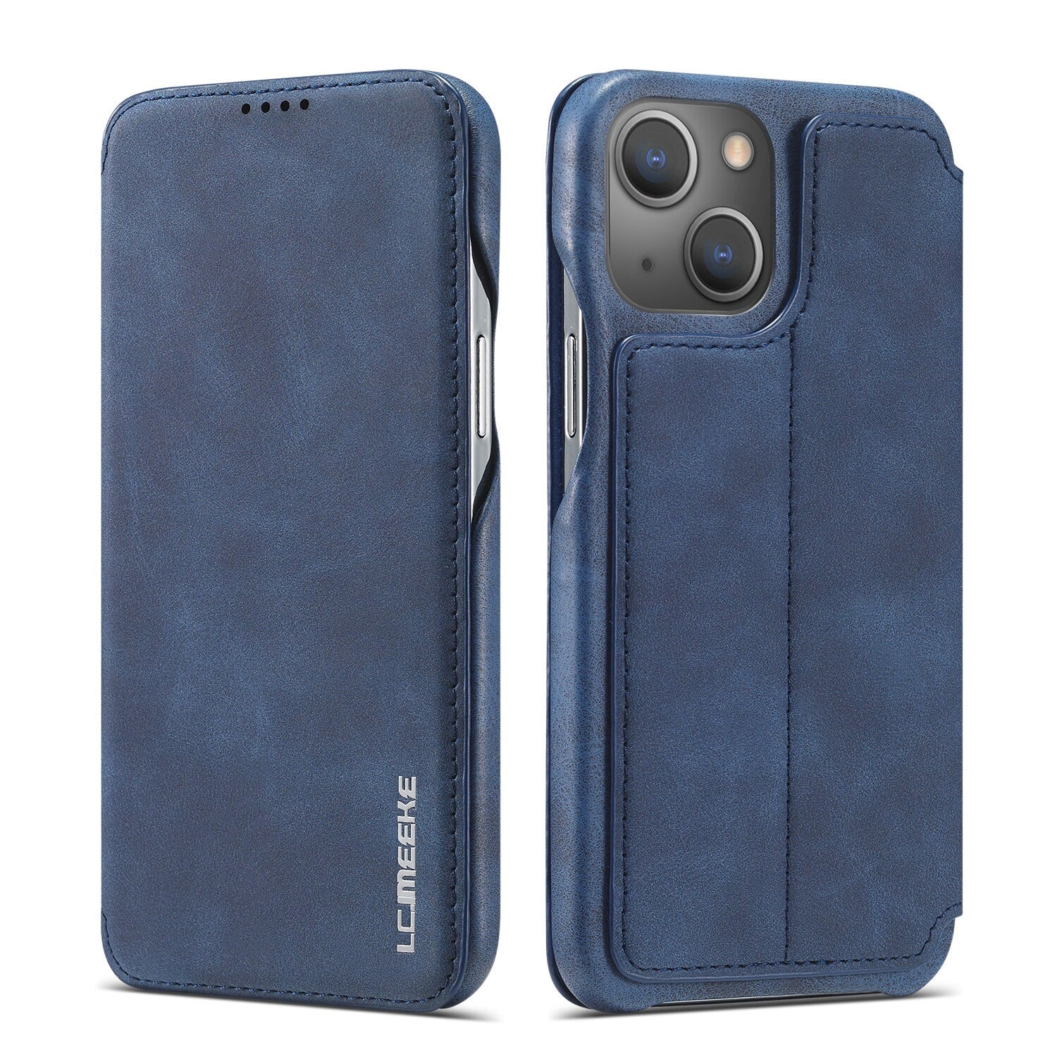Premium Leather iPhone Wallet Case: Protect Your Phone in Style - Color D / For iPhone 14 ProMax - sky-cover