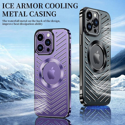 Luxury Metal Phone Case with Heat Dissipation and Ultimate Protection for iPhone - sky-cover