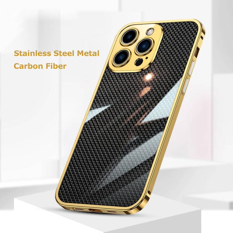 New Version 2.0 Stainless steel phone case with a metal frame - sky-cover