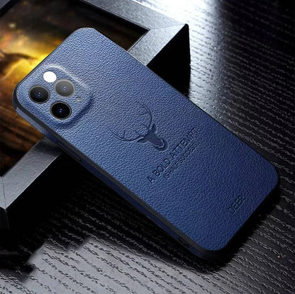 Shockproof case with Camera Lens Protection Deer Pattern Back Cover - for iphone 13 mini / Blue - sky-cover