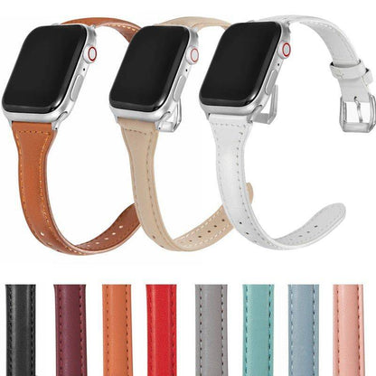 Band Woman Strap Leather Smart Watch - sky-cover