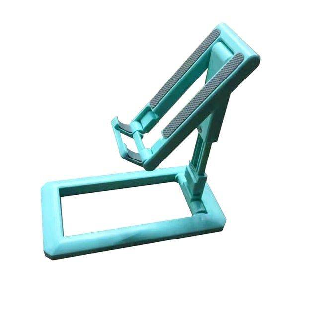 mobile phone tablet stand Folding Multi-Angle Compatible with All Phone Models - Green - sky-cover