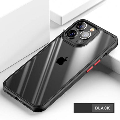 Air Bag Anti-knock Clear Transparent Cover for All iphone cases - black / for iphone 13 pro - sky-cover