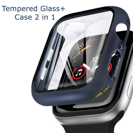 Cover the Side and edges Dumper Tempered Glass Watch cases - sky-cover
