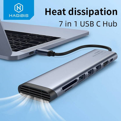 Multi Port Hagibis USB-C Hub - sky-cover