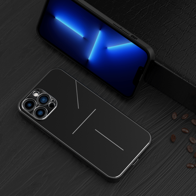 Premium aluminum metal protective case - Black / For iPhone 13 - sky-cover