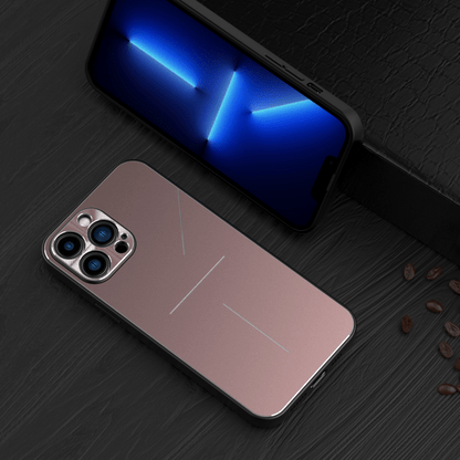 Premium aluminum metal protective case - Rose Gold / For iPhone13 Pro max - sky-cover