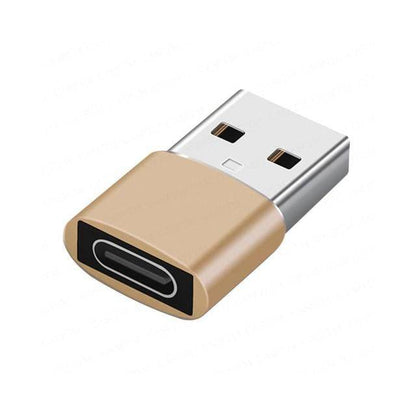 2 Pieces USB charger adapter for all apple devices - 2 Pieces / Gold - sky-cover