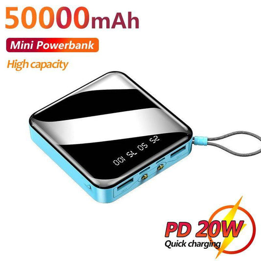 Fast Charging Battery - Portable - Power Bank 50000mAh 20W Fast Charging - sky-cover